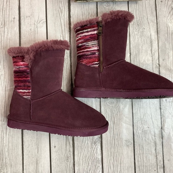 Lamo Suede Slip On Willow Ankle Boots - Picture 1 of 13